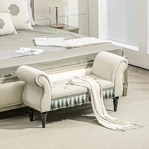Luxus istuinpenkki Vintage 117 cm 150 kg Beige