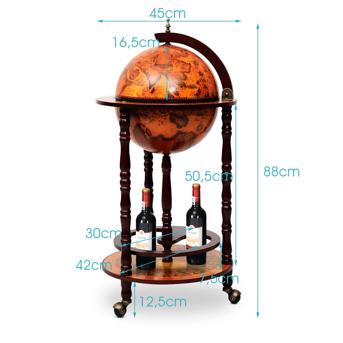 Baarikaappi 88 cm