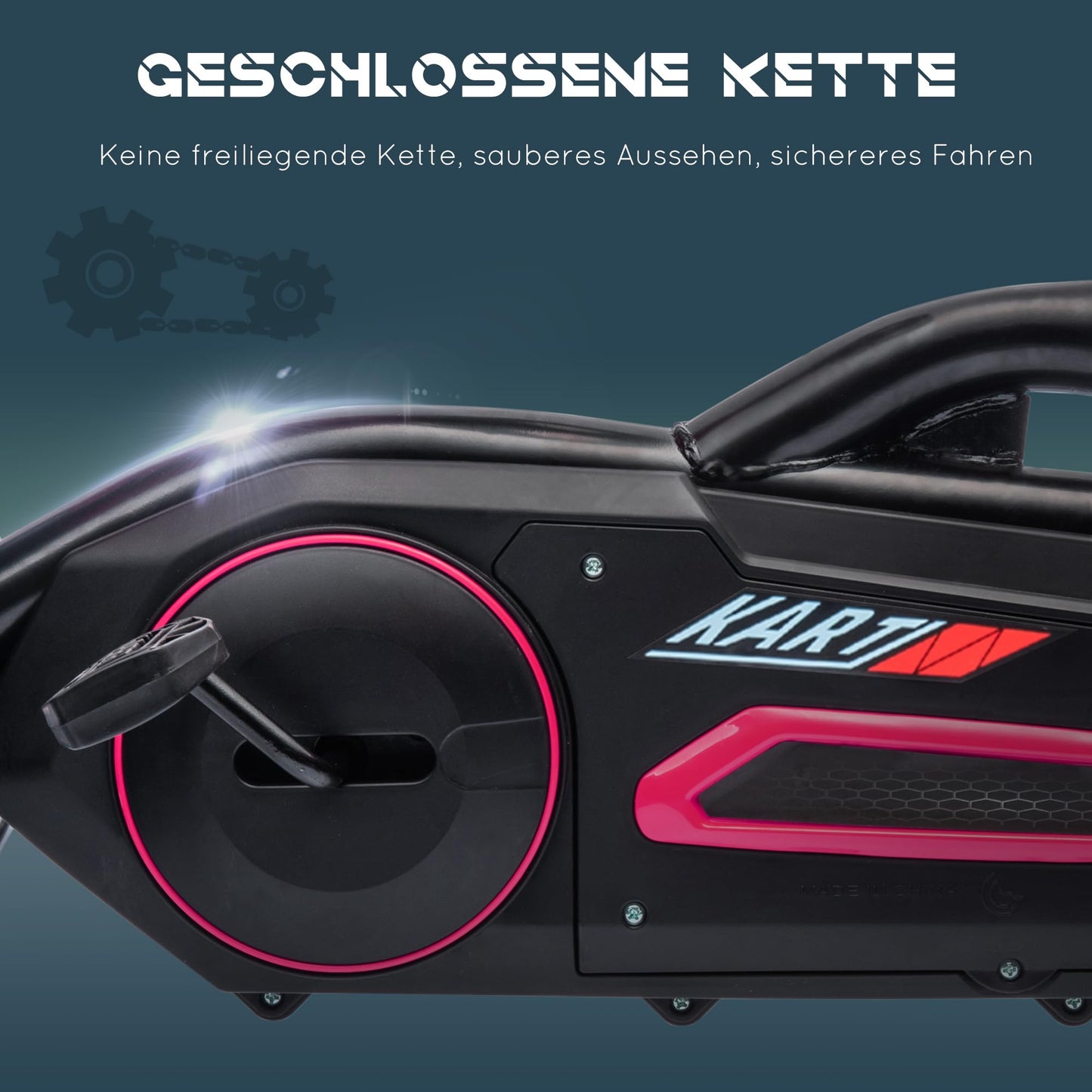 Polkuauto Gokart Rosa