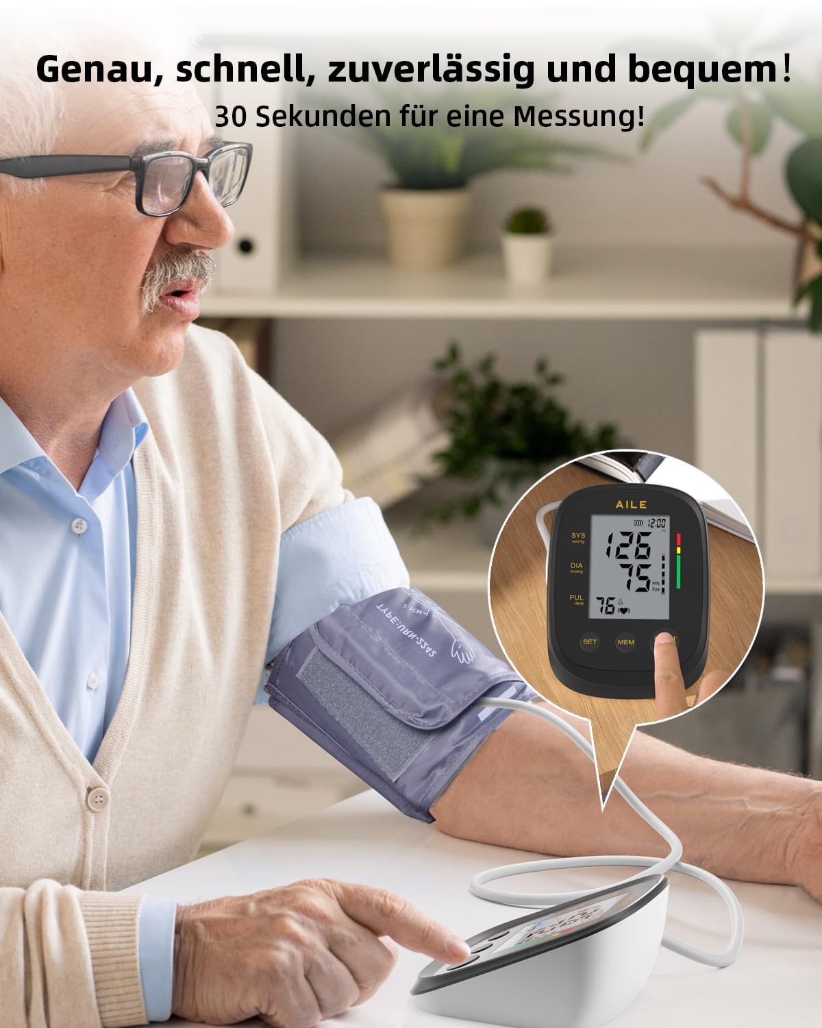 Verenpainemittari Olkavarsi