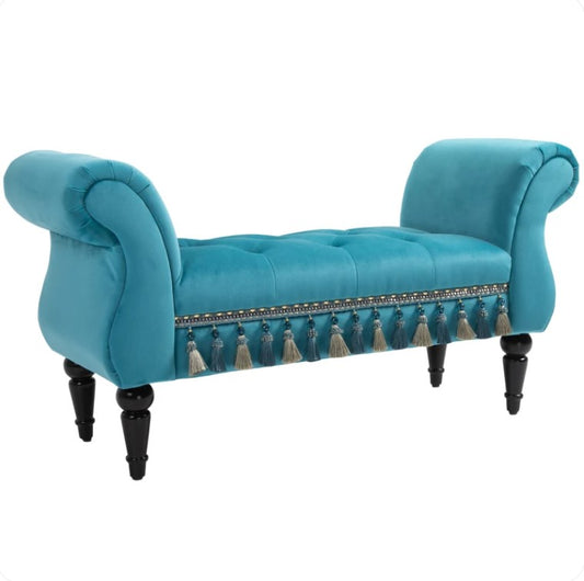 Luxus istuinpenkki Vintage 117 cm 150  kg Blue