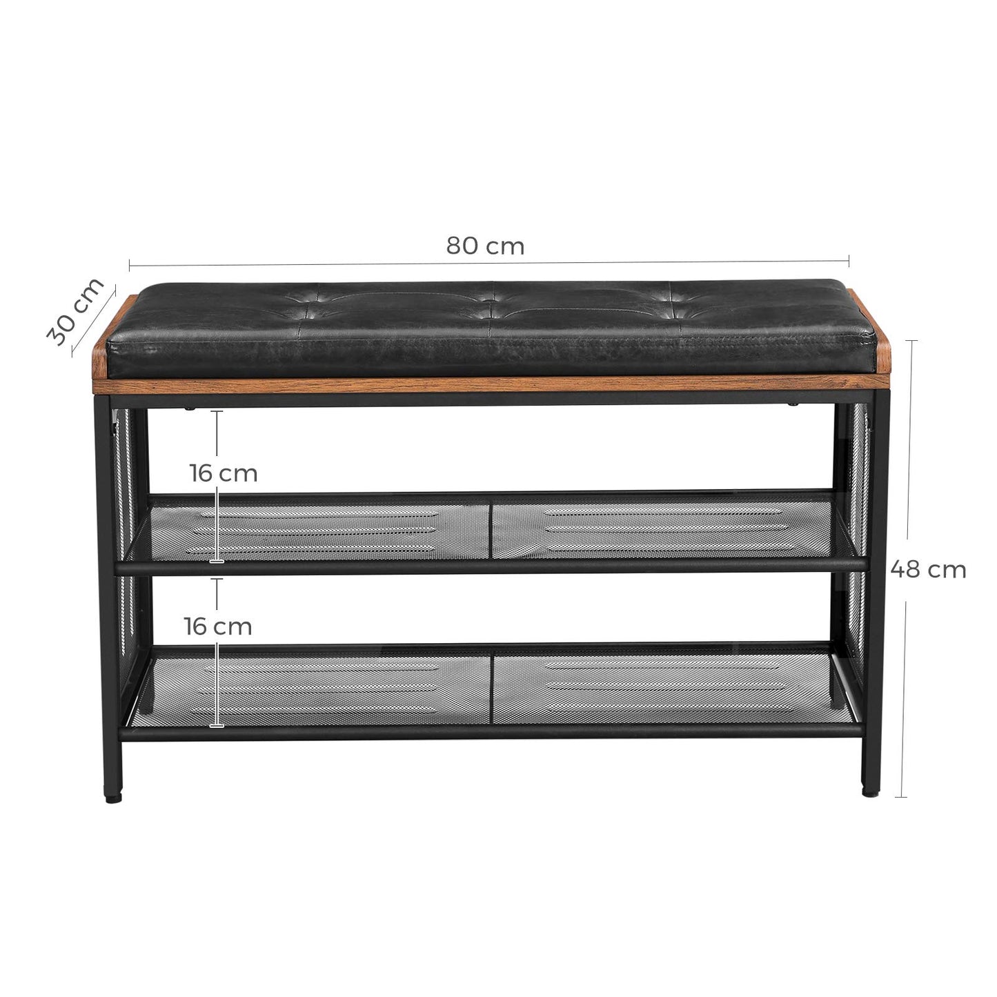 Penkki Kenkäteline Vintage RU/MU 80 cm