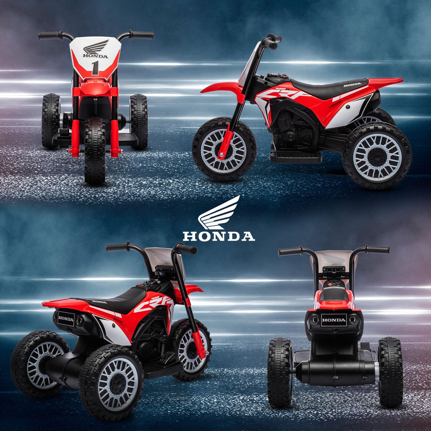 Sähkömopo HONDA 6V 3km/h Red