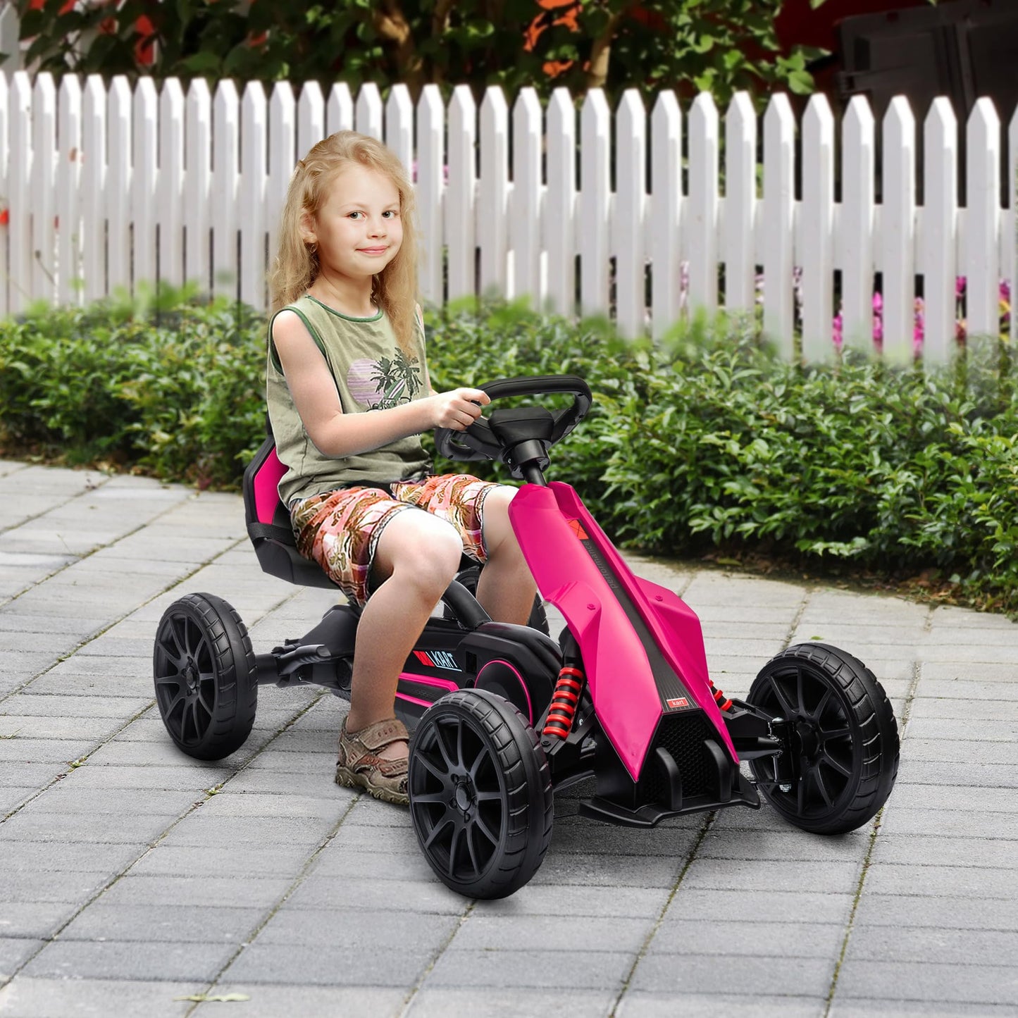 Polkuauto Gokart Rosa