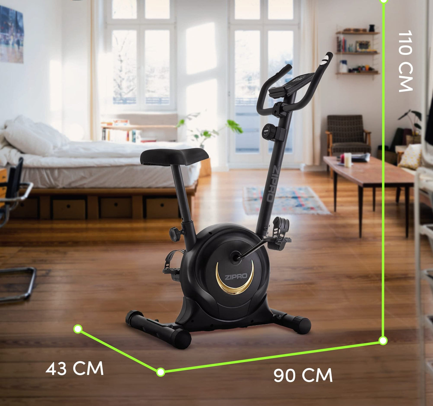 Kuntopyörä magneettivastus 110 kg
