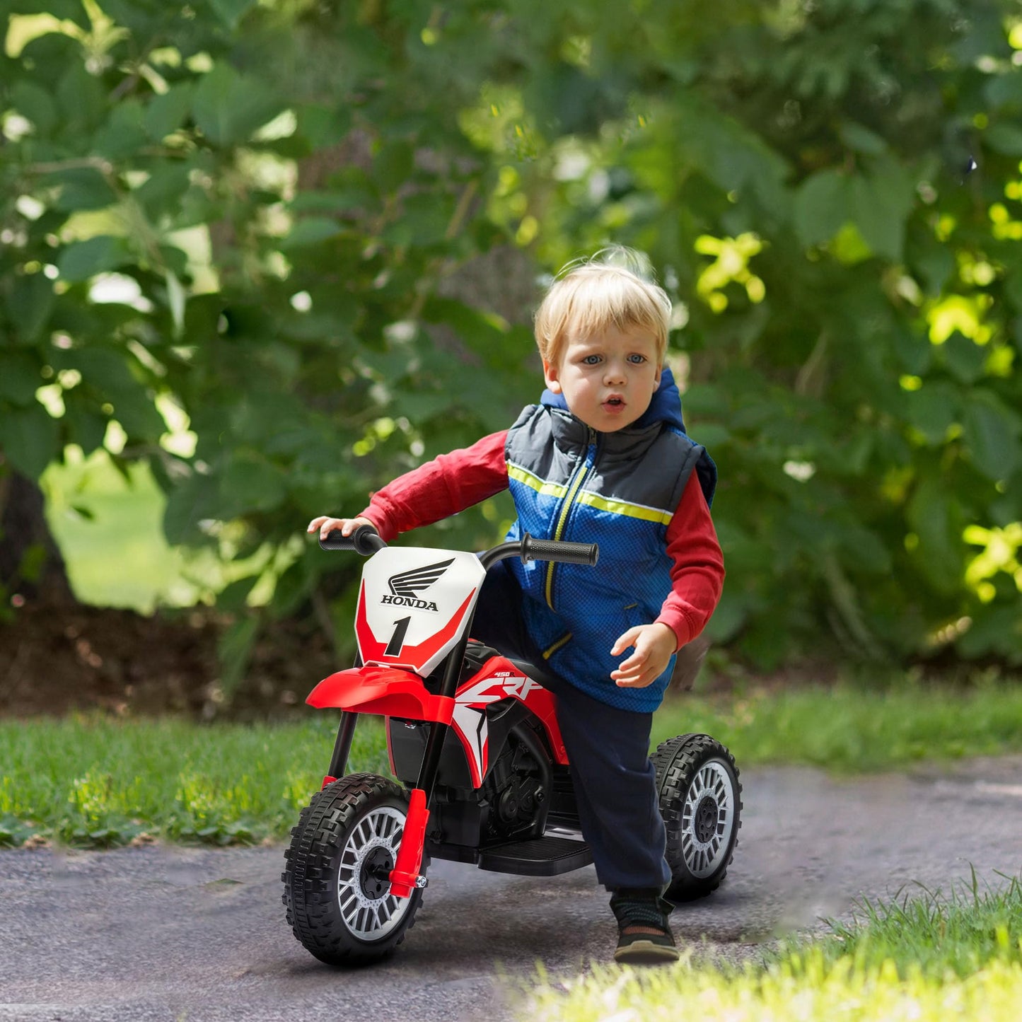 Sähkömopo HONDA 6V 3km/h Red