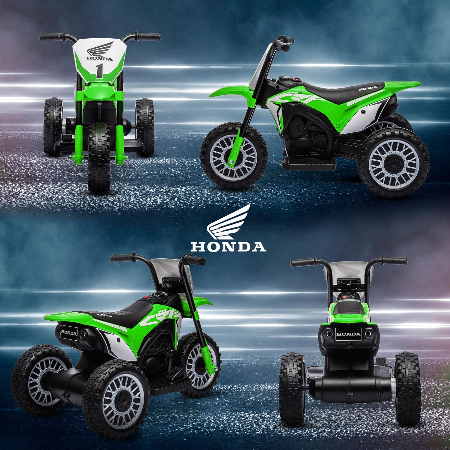 Sähkömopo HONDA 6V 3km/h Green