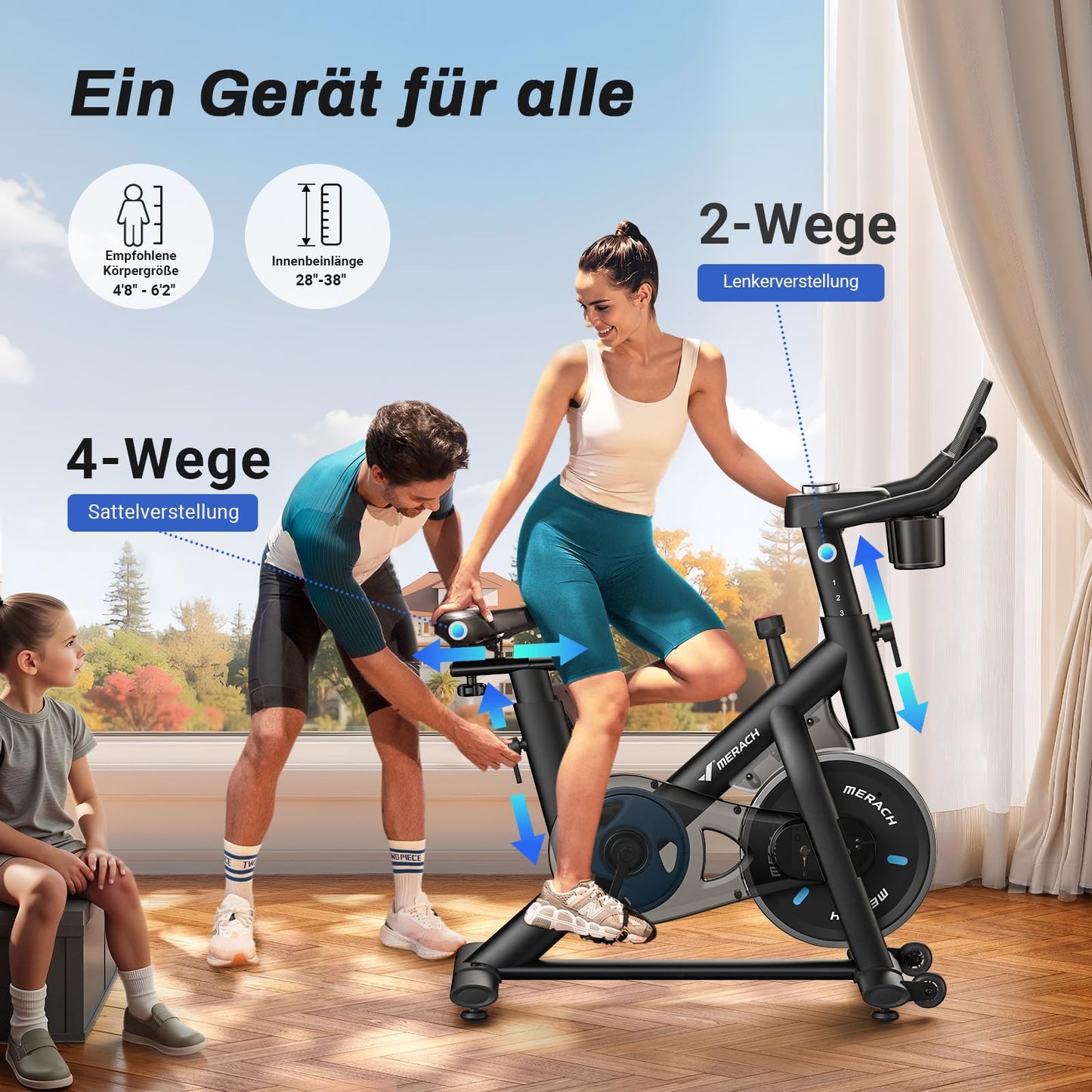 Merach Spinningpyörä 136 KG