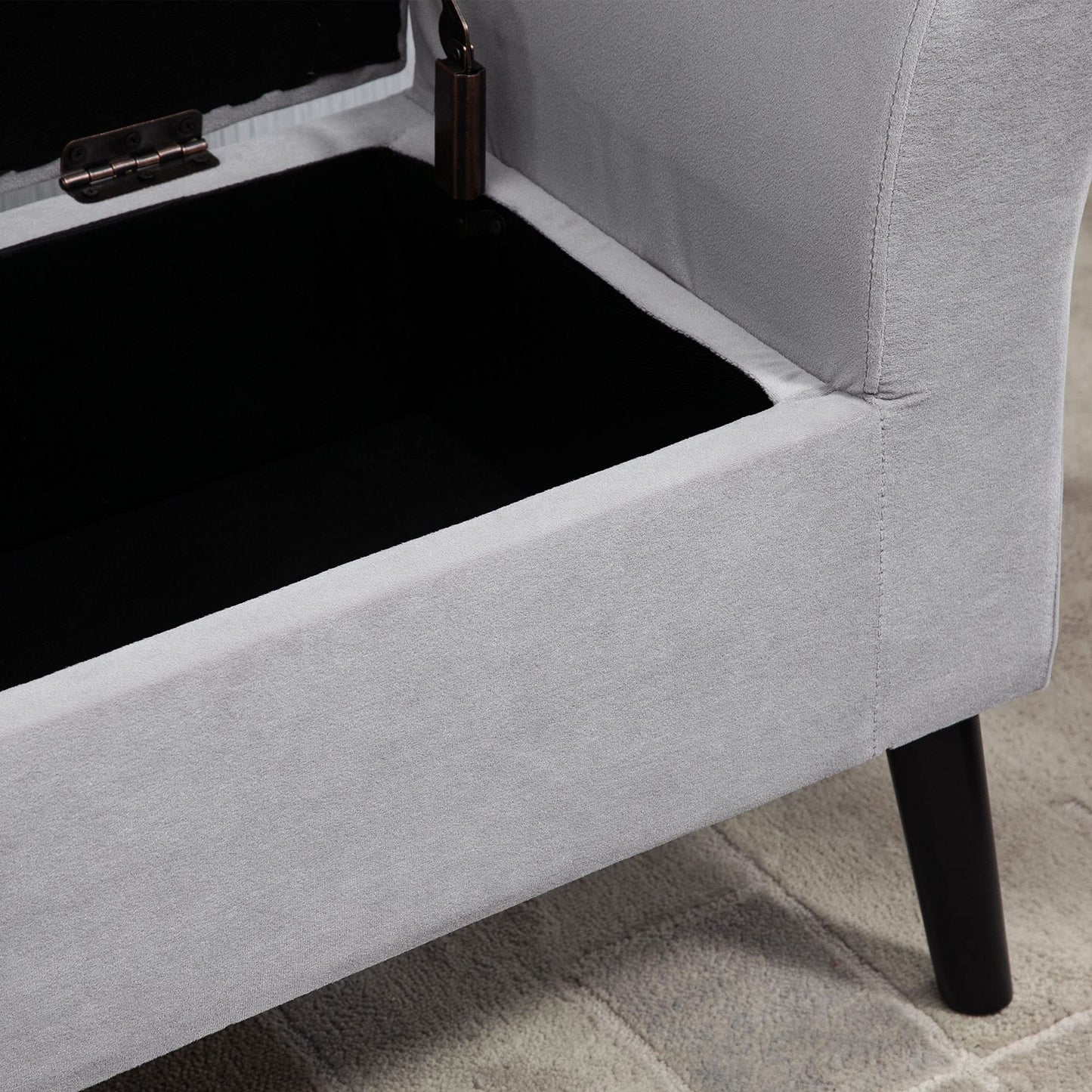 Istuinpenkki Polyester 111,5 cm Harmaa