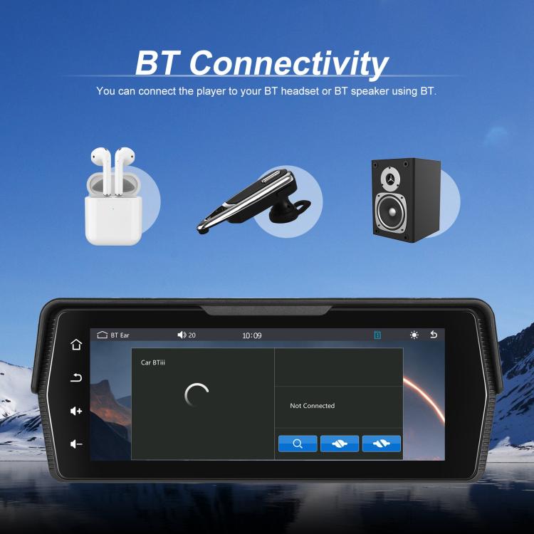 Moottoripyörän CarPlay Android Auto