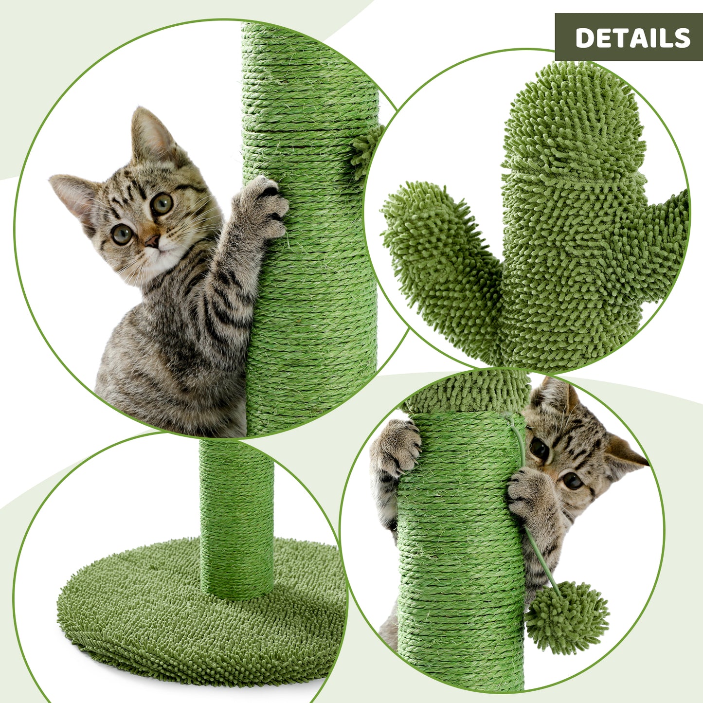 Kiipeilypuu "Cactus" 85 cm beige