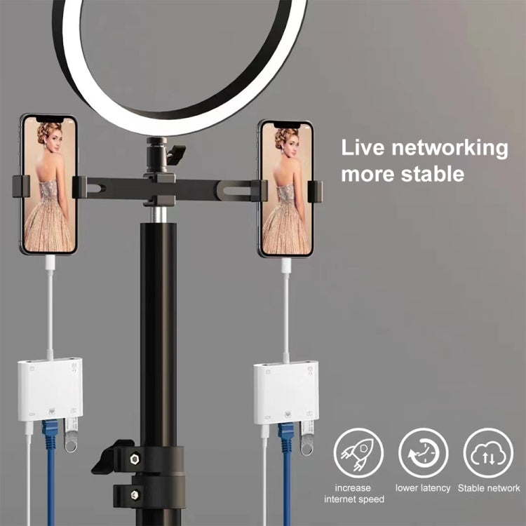 5 in 1 USB3.0 / RJ45 / 3.5mm Adapter
