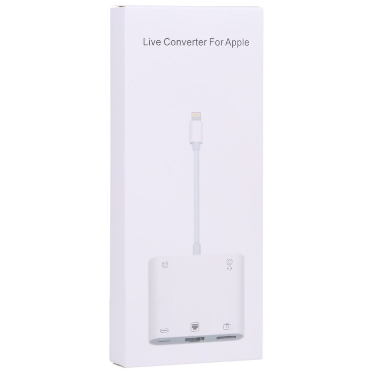 5 in 1 USB3.0 / RJ45 / 3.5mm Adapter
