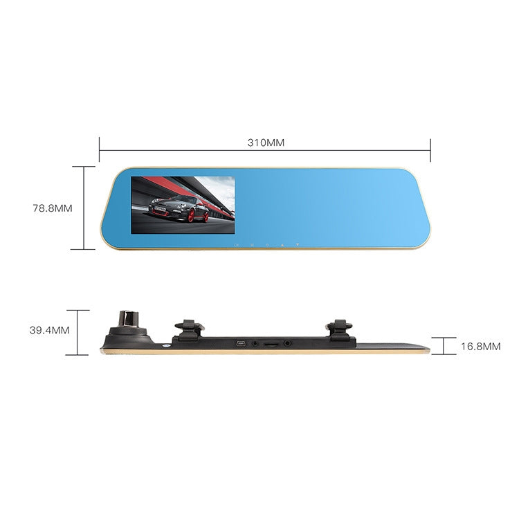Dashcam 1080P 4.5" IPS Car DVR