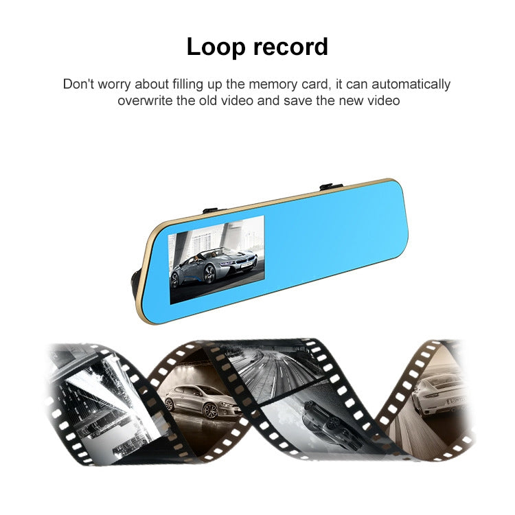 Dashcam 1080P 4.5" IPS Car DVR