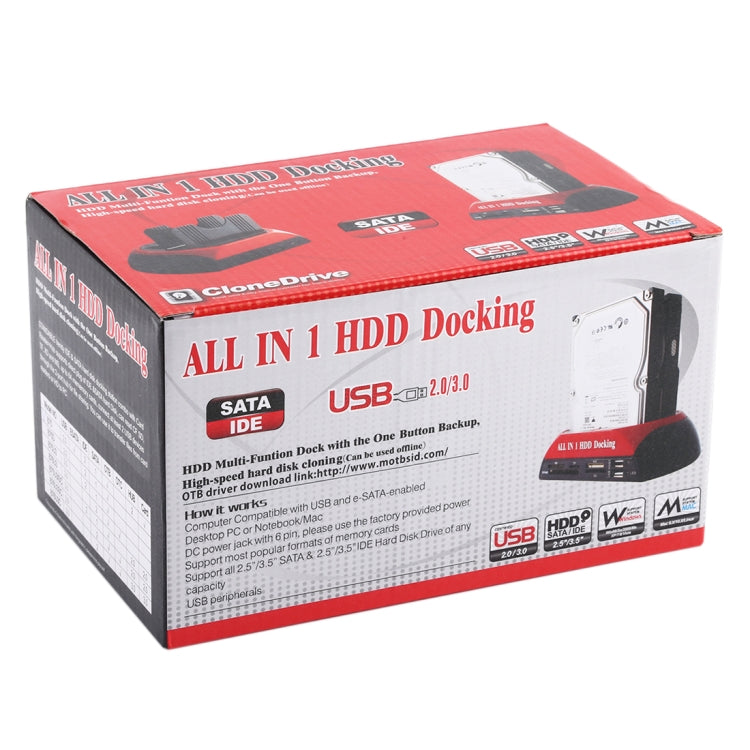 Telakointiasema 2.5/3.5" SATA/IDE