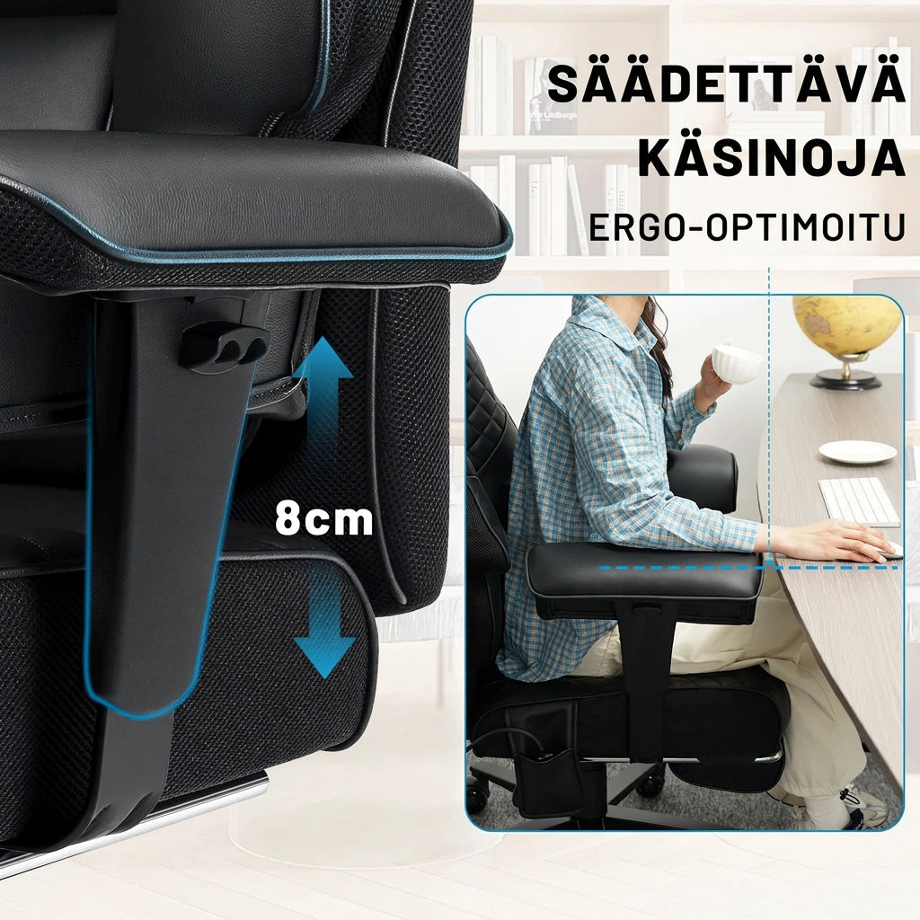 Toimistotuoli Jtuki AIR PU-Nahka 227 kg