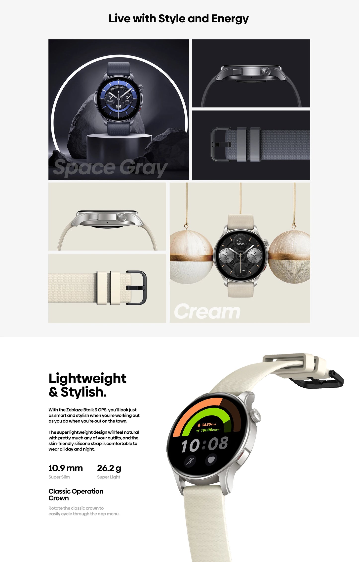 Älykello GPS Smartwatch 1.43" AMOLED