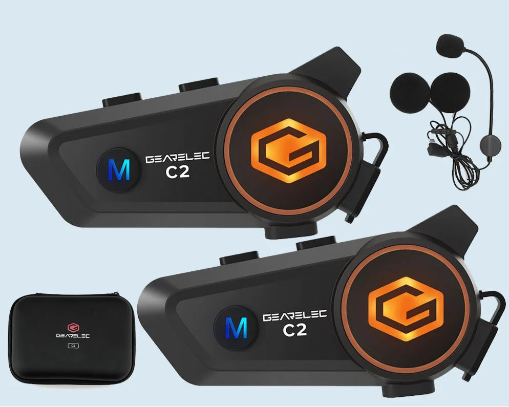 Kypäräpuhelin Intercom Headset 2KPL
