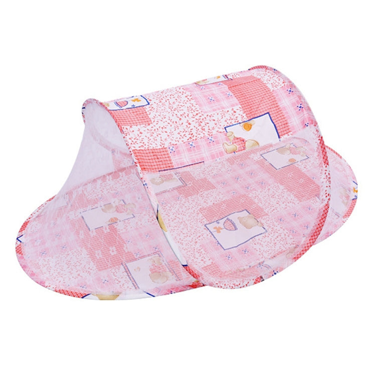 WZ-001 Multifunctional Cartoon Boat-shaped Children Folding Zipper Mosquito Net