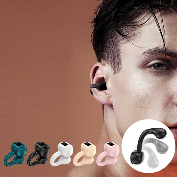 M10 IPX5 Waterproof Ear Clip Bluetooth Earphones, Style:, M10 Single Black, M10 Single White, M10 Single Pink, M10 Single Skin Color, M10 Single Green, M10 Doble Skin Color, M10 Doble Black, M10 Doble White, M10 Doble Pink, M10 Doble Green
