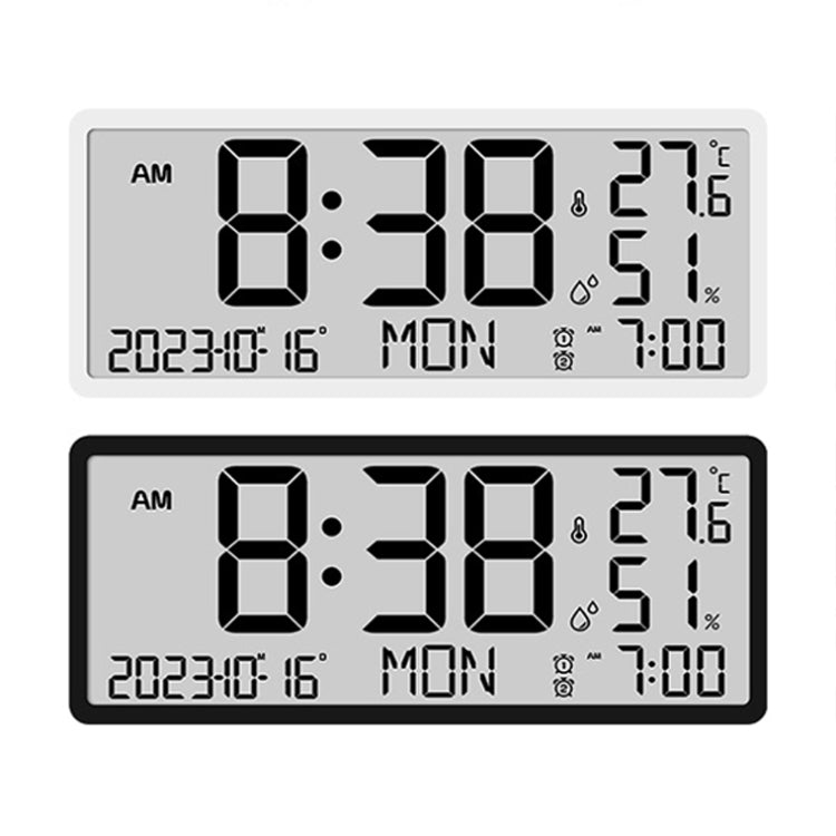 Seinäkello LCD 34 cm