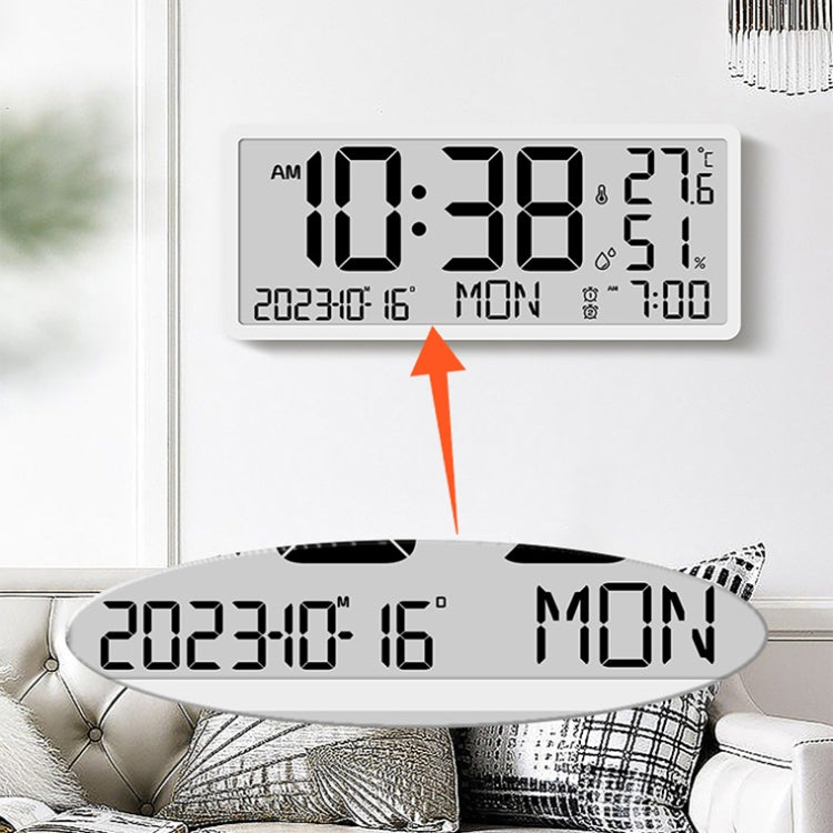 Seinäkello LCD 34 cm