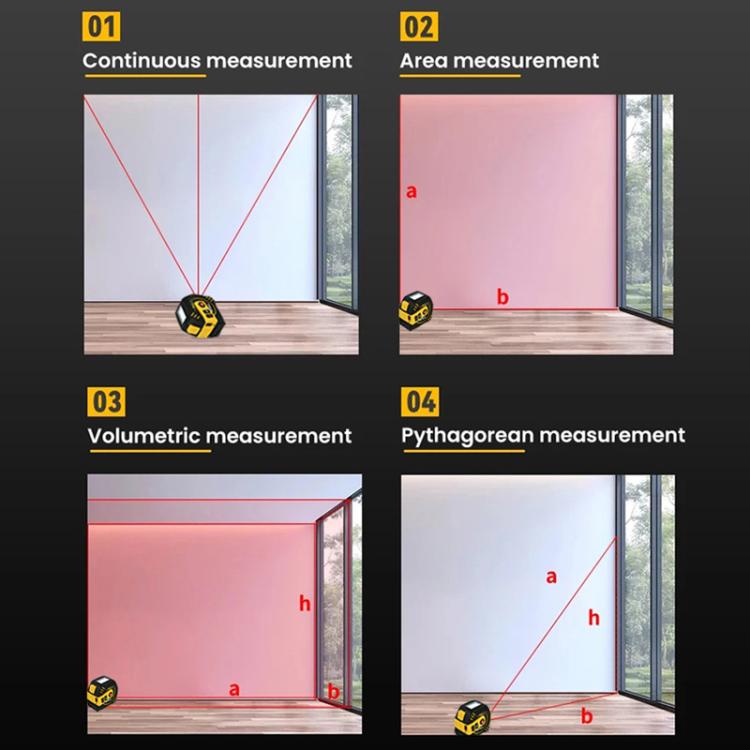 Lasermitta Ladattava 40M