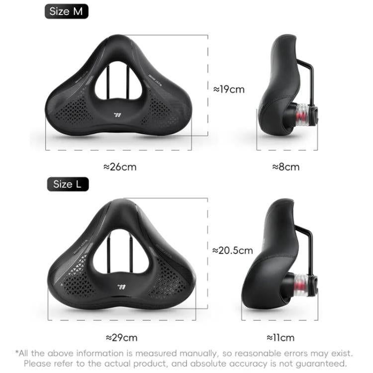 Polkupyörän Satula Erikoisleveä M, L