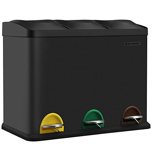 Roskakori polkimella 3 x 15 L