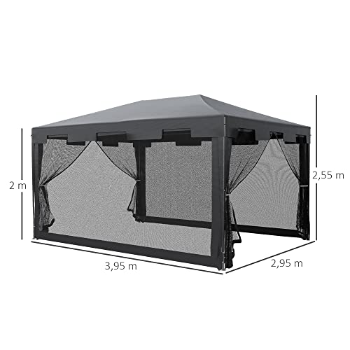 Paviljonki hyttysverkolla 4x3 m