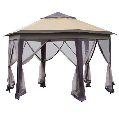 Paviljonki 400 x 400 cm Pop-Up 6-seinää