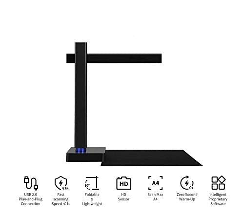Dokumenttiskanneri A4 USB 2.0 OCR