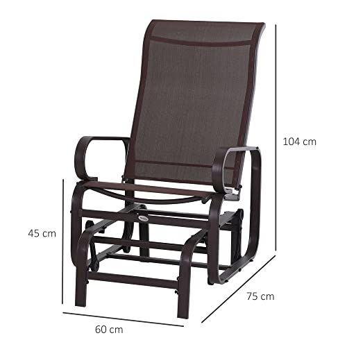 Keinutuoli Black puutarhaan