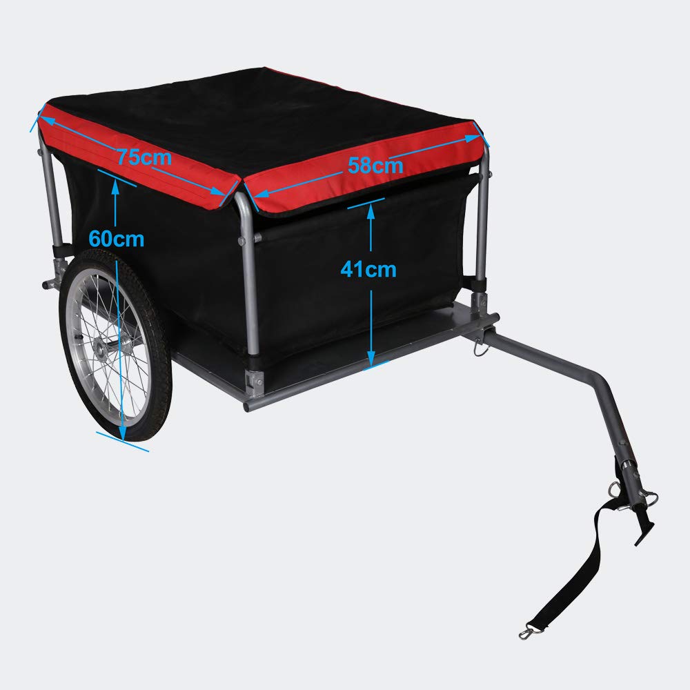 Polkupyörän peräkärry 65 kg
