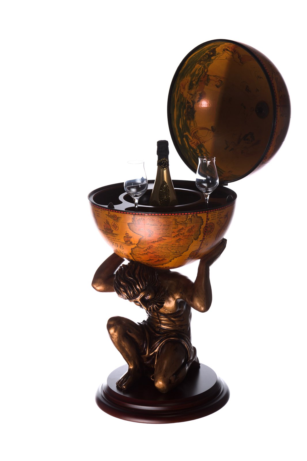 Baarikaappi tarjoiluvaunu 100 cm