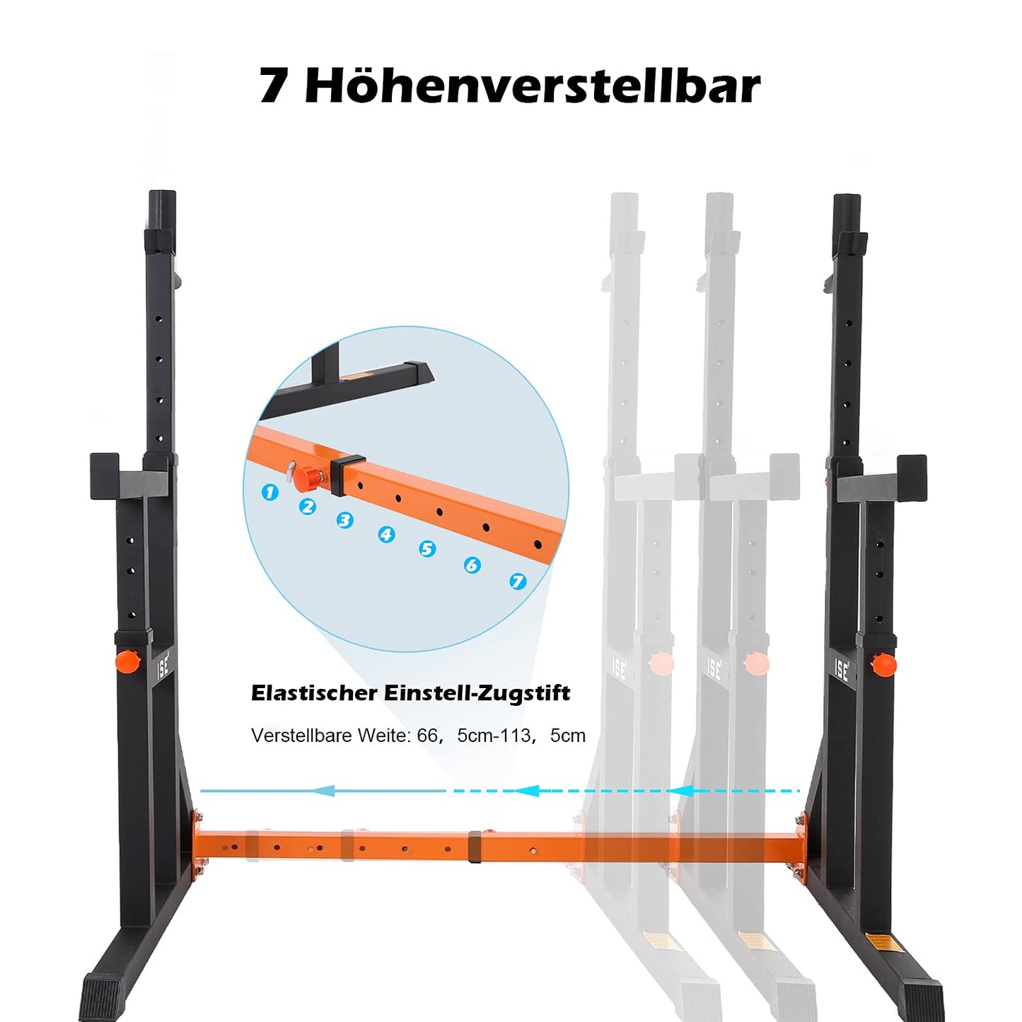 Kyykkyteline / Punnerrusteline 200 kg