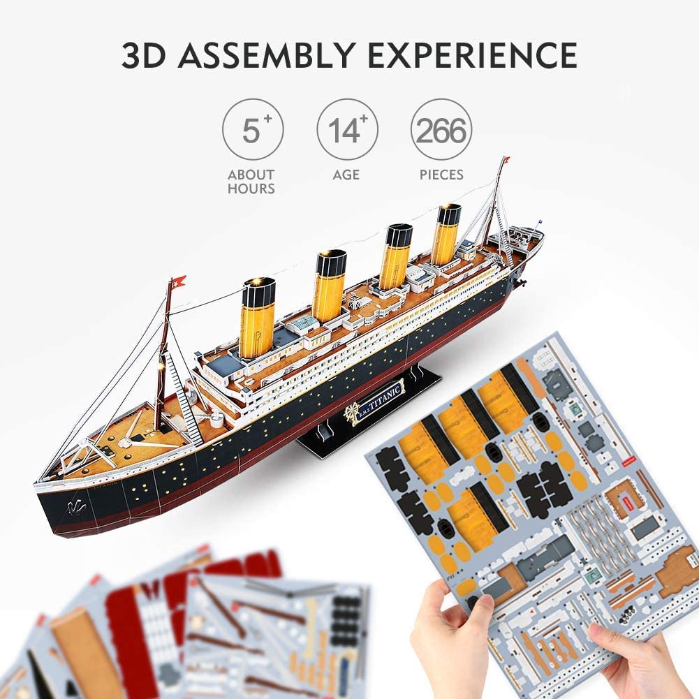 RMS Titanic Led 88 cm pienoismalli
