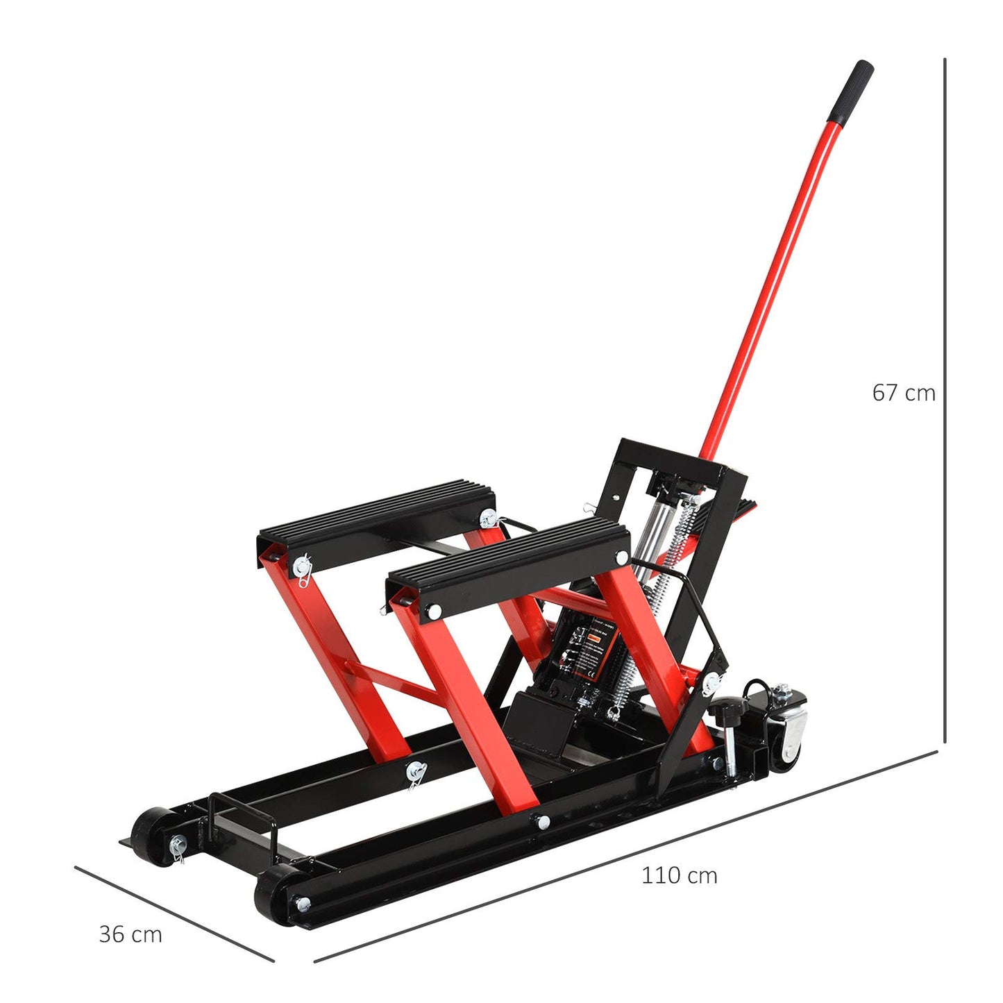 Moottoripyörän nosturi 680 Kg