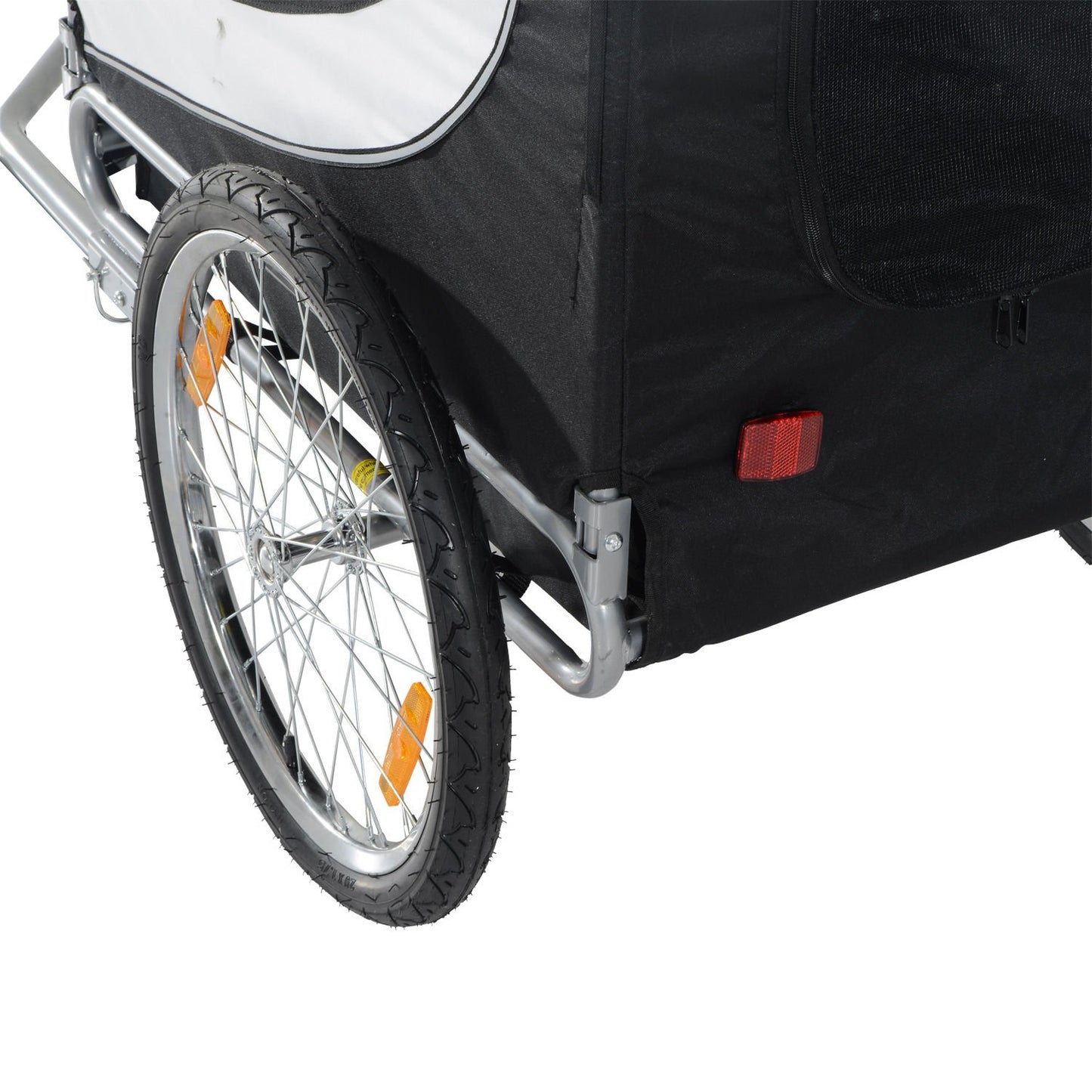 Polkupyörän peräkärry 20 kg Musta