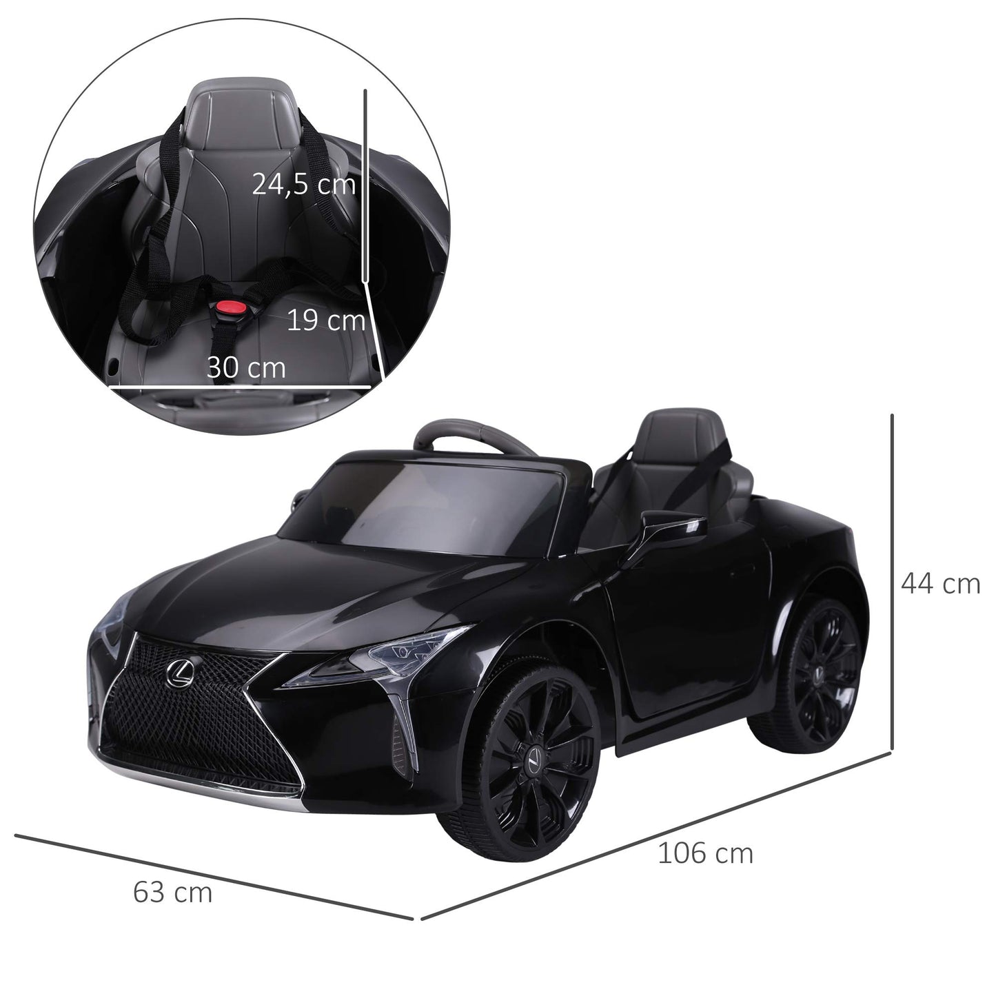 Lexus LC500 sähköauto 6V