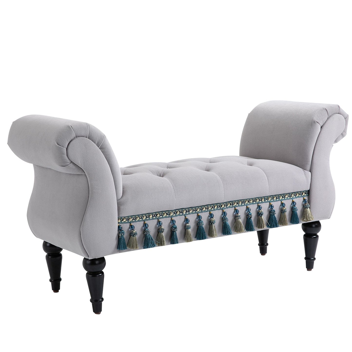 Luxus istuinpenkki Vintage 117 cm 150 kg Lightgrey