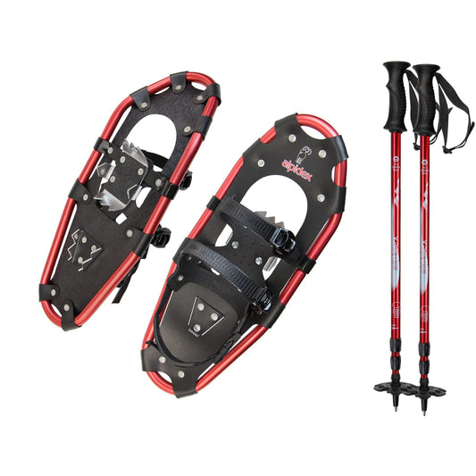 Lumikengät  21" sauvoilla 75 kg