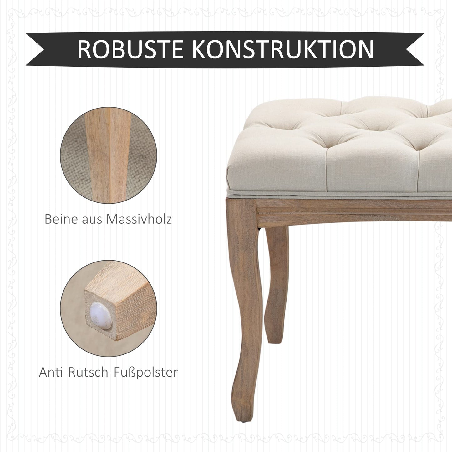 Istuinpenkki Vintage 110 cm