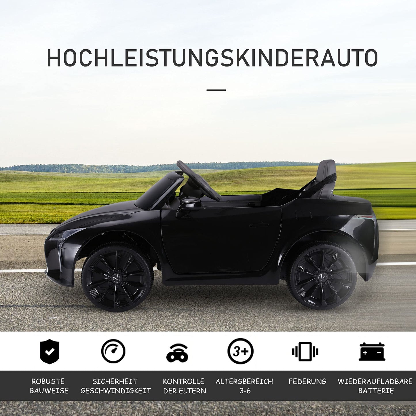 Lexus LC500 sähköauto 6V