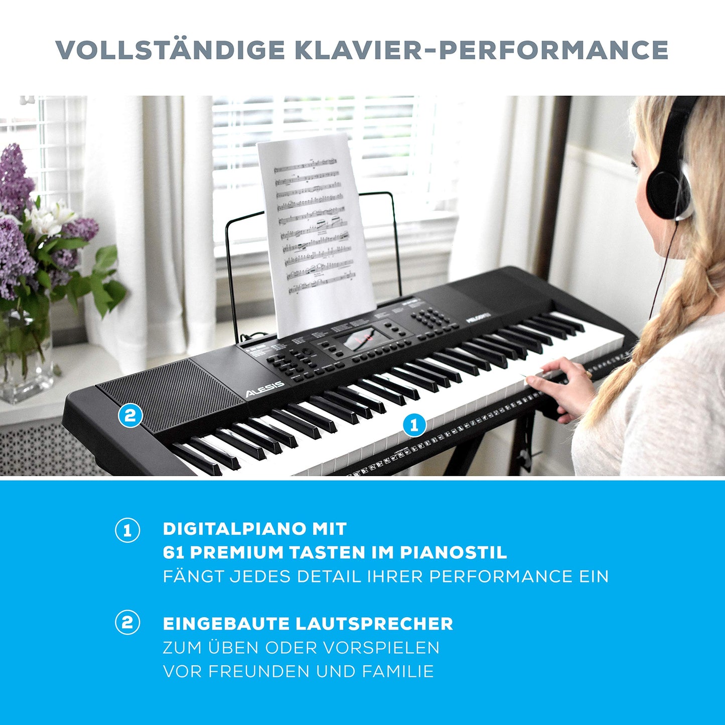 Alesis kosketinsoitin 61 Keys