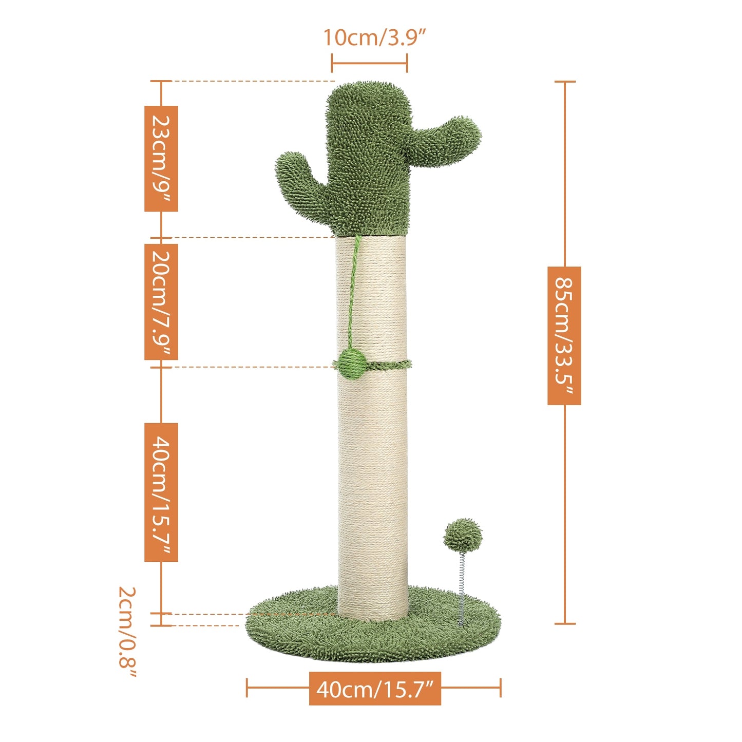 Kiipeilypuu "Cactus" 85 cm beige