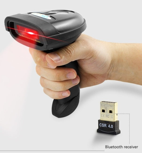 Viivakoodilukija akulla CCD Bluetooth