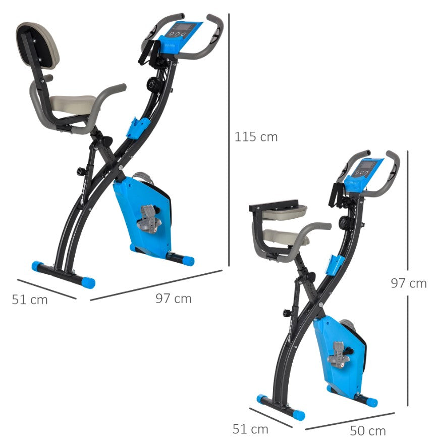 Kuntopyörä X-bike vetokumeilla