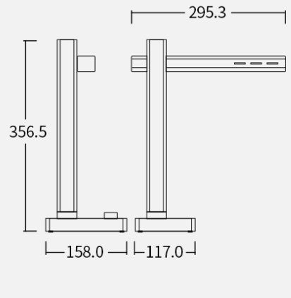 Dokumenttiskanneri A4 USB 2.0 OCR